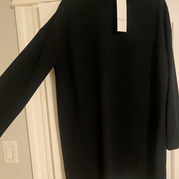 Emerson Fry Classic Black Long Sleeve Dress - Picture 2 of 7